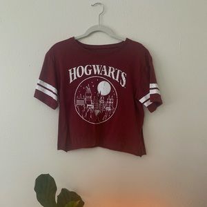 Hogwarts T-shirt - Maroon/Burgundy